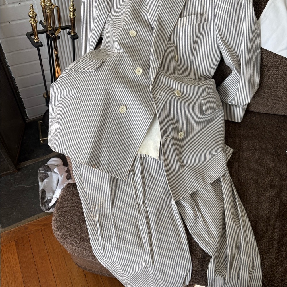 Roots Black and White Tailored Blazer